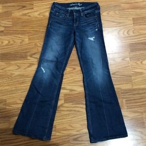 American Eagle Hipster Distressed Jeans